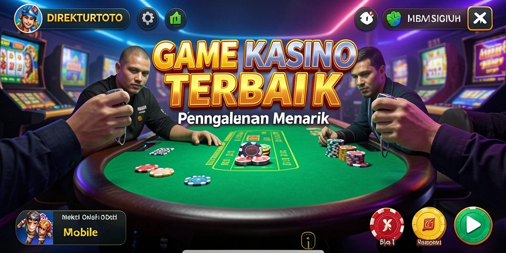 Tampilan menarik dari gameplay slot Kasino di DIREKTURTOTO.