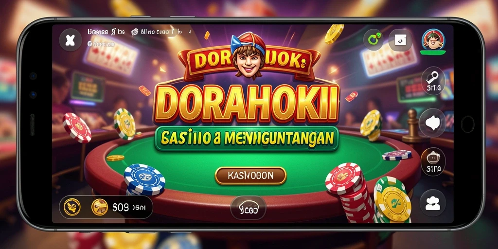 Tampilan gameplay menarik dari DORAHOKI yang menyajikan suasana Kasino.