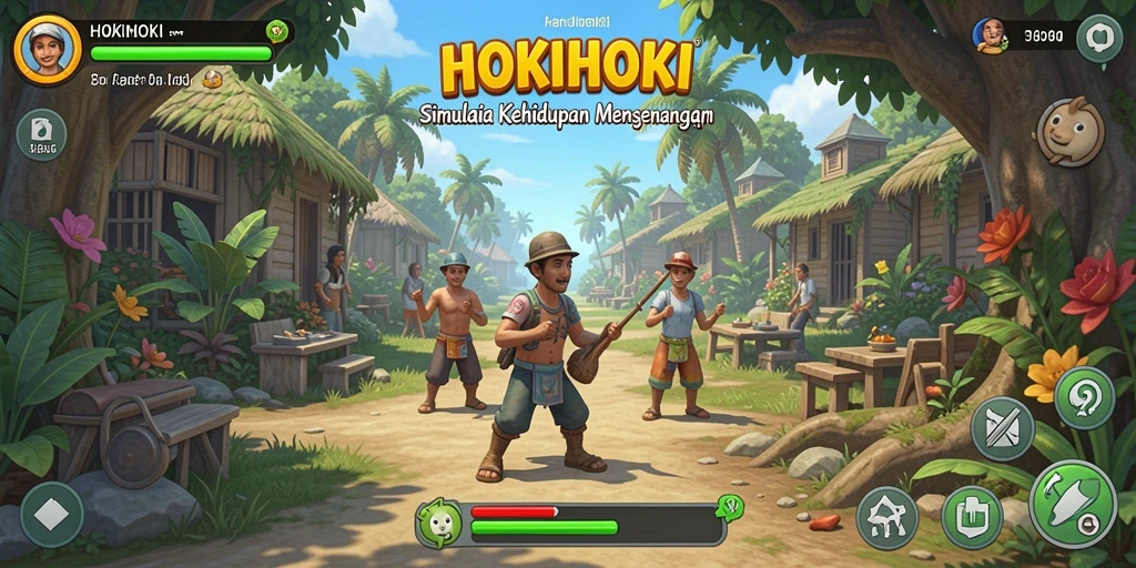 Tampilan gameplay HOKIHOKI yang menarik dan interaktif.
