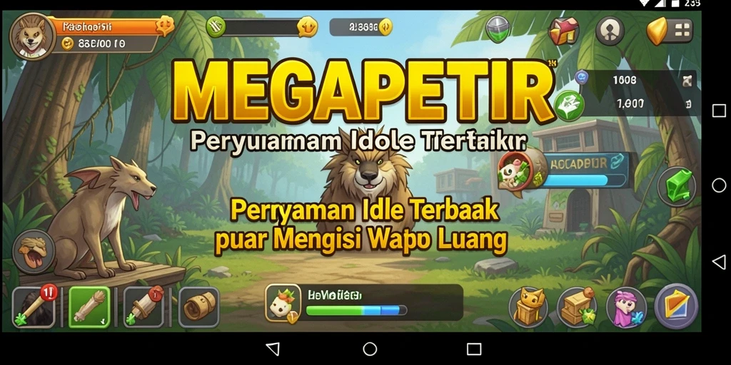 Tampilan gameplay <strong>MEGAPETIR</strong> yang seru dan mengasyikkan.