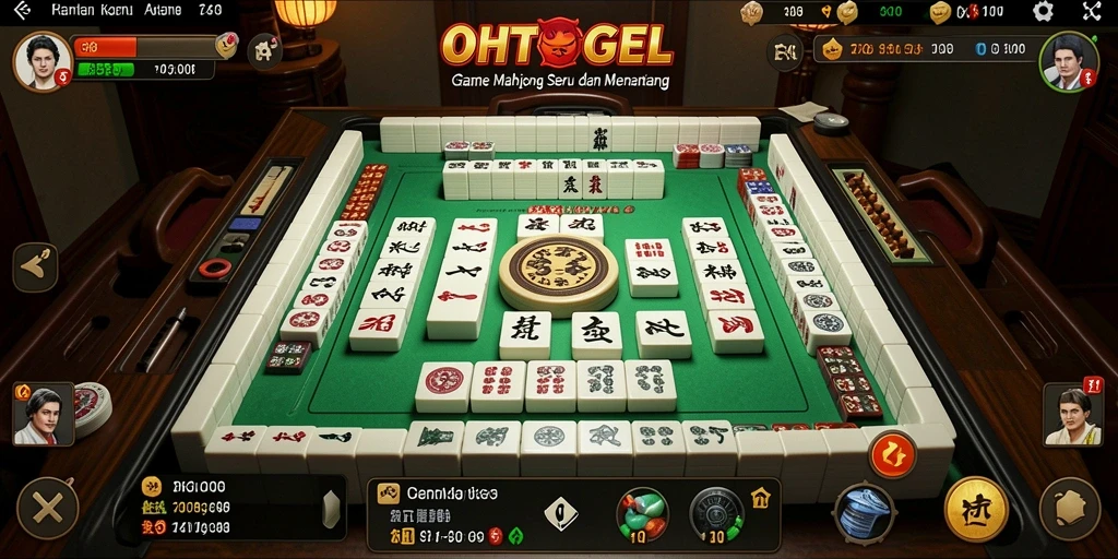 Screenshot OHTOGEL menampilkan gameplay Mahjong yang mengasyikkan.