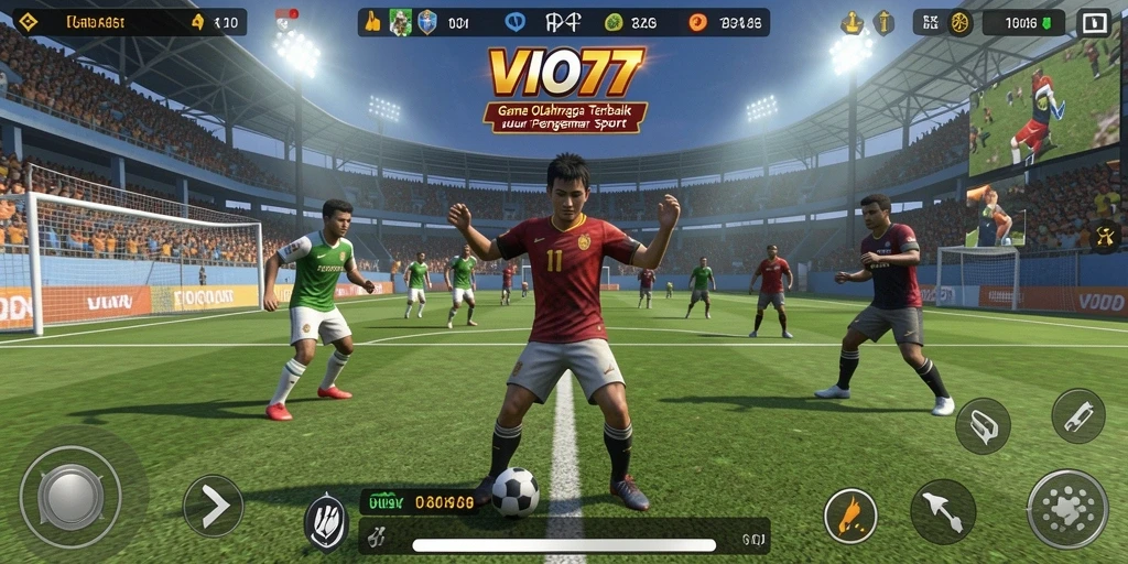 Tampilan gameplay seru dan kompetitif dari VIO77.