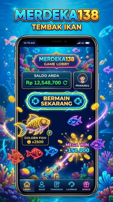 Tampilan antarmuka aplikasi merdeka138 yang menarik dan mudah digunakan.